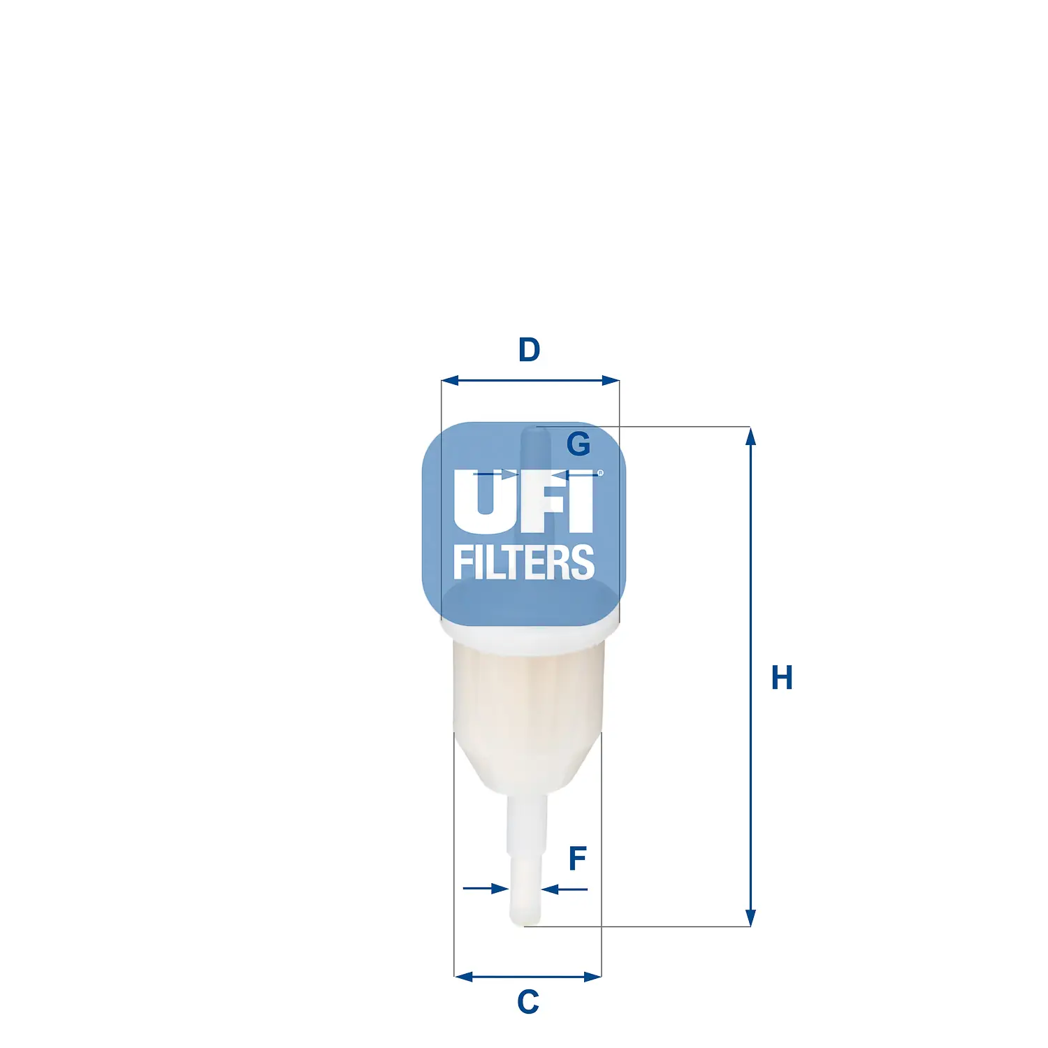 Kraftstofffilter UFI 31.009.00