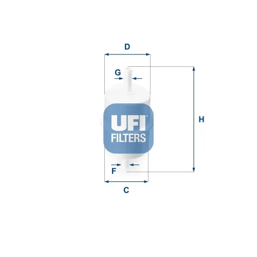 Kraftstofffilter UFI 31.010.00 Bild Kraftstofffilter UFI 31.010.00