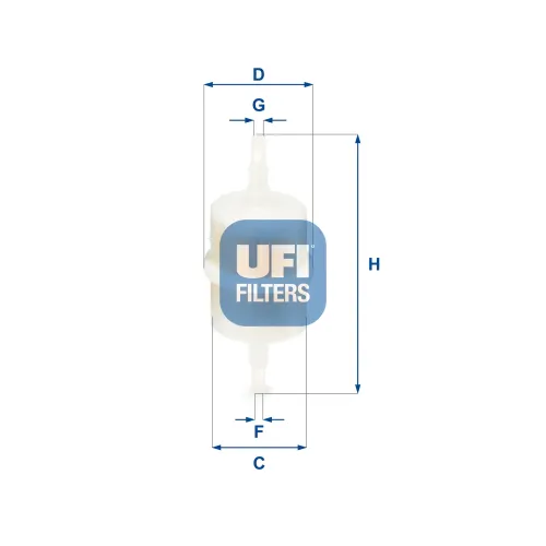 Kraftstofffilter UFI 31.012.00 Bild Kraftstofffilter UFI 31.012.00