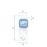 Kraftstofffilter UFI 31.013.00