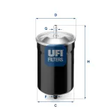 Kraftstofffilter UFI 31.500.00