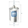 Kraftstofffilter UFI 31.505.00