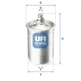 Kraftstofffilter UFI 31.505.00