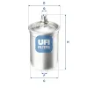 Kraftstofffilter UFI 31.505.00