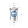 Kraftstofffilter UFI 31.506.00