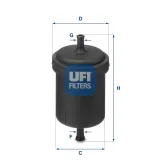 Kraftstofffilter UFI 31.512.00