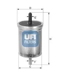 Kraftstofffilter UFI 31.513.00 Bild Kraftstofffilter UFI 31.513.00