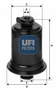 Kraftstofffilter UFI 31.523.00 Bild Kraftstofffilter UFI 31.523.00
