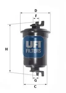 Kraftstofffilter UFI 31.525.00 Bild Kraftstofffilter UFI 31.525.00