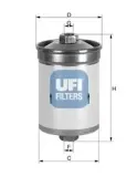 Kraftstofffilter UFI 31.531.00