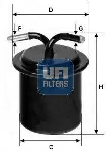 Kraftstofffilter UFI 31.541.00 Bild Kraftstofffilter UFI 31.541.00