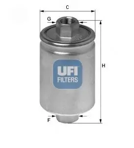 Kraftstofffilter UFI 31.564.00