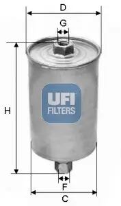 Kraftstofffilter UFI 31.594.00