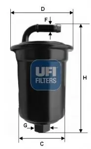 Kraftstofffilter UFI 31.694.00