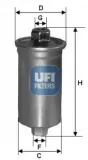 Kraftstofffilter UFI 31.699.00