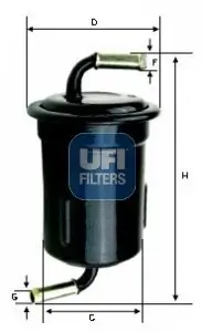 Kraftstofffilter UFI 31.715.00 Bild Kraftstofffilter UFI 31.715.00