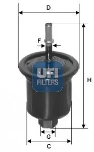 Kraftstofffilter UFI 31.731.00 Bild Kraftstofffilter UFI 31.731.00