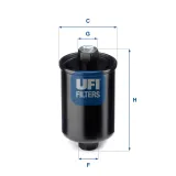 Kraftstofffilter UFI 31.741.00