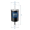 Kraftstofffilter UFI 31.747.00