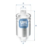 Kraftstofffilter UFI 31.750.00