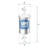 Kraftstofffilter UFI 31.769.00