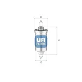Kraftstofffilter UFI 31.770.00