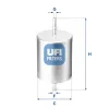 Kraftstofffilter UFI 31.817.00