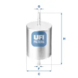 Kraftstofffilter UFI 31.817.00