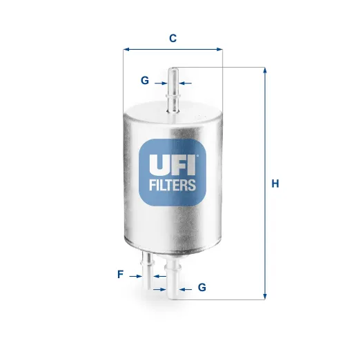 Kraftstofffilter UFI 31.831.00 Bild Kraftstofffilter UFI 31.831.00