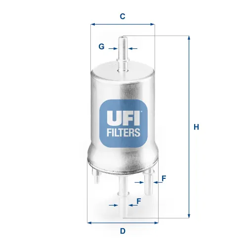 Kraftstofffilter UFI 31.832.00 Bild Kraftstofffilter UFI 31.832.00