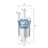 Kraftstofffilter UFI 31.833.00