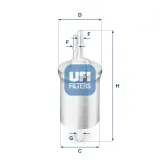 Kraftstofffilter UFI 31.840.00