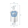 Kraftstofffilter UFI 31.840.00