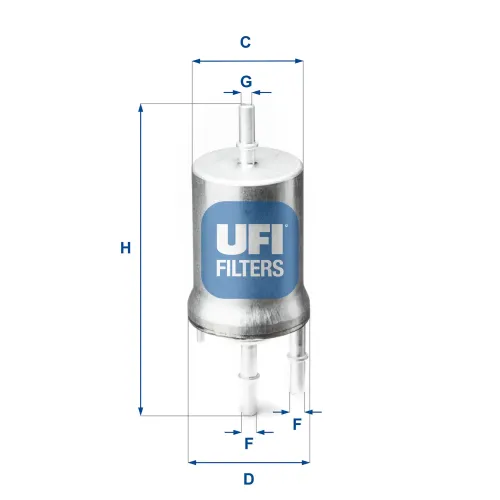 Kraftstofffilter UFI 31.845.00 Bild Kraftstofffilter UFI 31.845.00