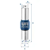 Kraftstofffilter UFI 31.847.00