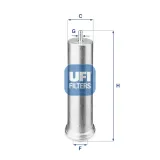 Kraftstofffilter UFI 31.851.00