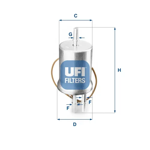 Kraftstofffilter UFI 31.853.00 Bild Kraftstofffilter UFI 31.853.00