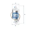 Kraftstofffilter UFI 31.853.00