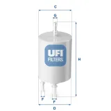 Kraftstofffilter UFI 31.854.00