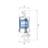 Kraftstofffilter UFI 31.855.00