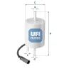 Kraftstofffilter UFI 31.861.00