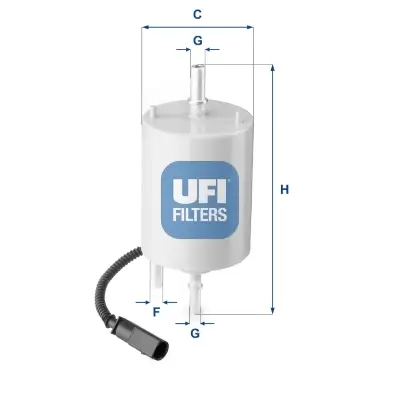 Kraftstofffilter UFI 31.861.00 Bild Kraftstofffilter UFI 31.861.00