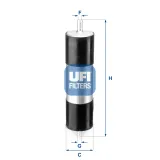 Kraftstofffilter UFI 31.921.00