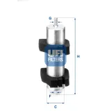 Kraftstofffilter UFI 31.922.00