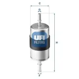 Kraftstofffilter UFI 31.944.00