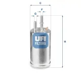 Kraftstofffilter UFI 31.951.00