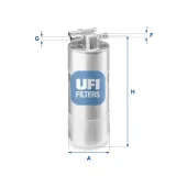 Kraftstofffilter UFI 31.953.00