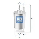 Kraftstofffilter UFI 31.958.00