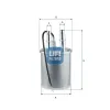 Kraftstofffilter UFI 31.A42.00