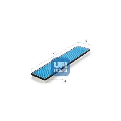 Filter, Innenraumluft UFI 34.119.00 Bild Filter, Innenraumluft UFI 34.119.00